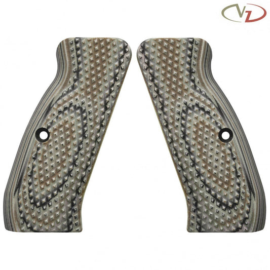 Cachas VZ Grips Diamond Back Palm Swell de G10 para CZ 75 - Marsoc