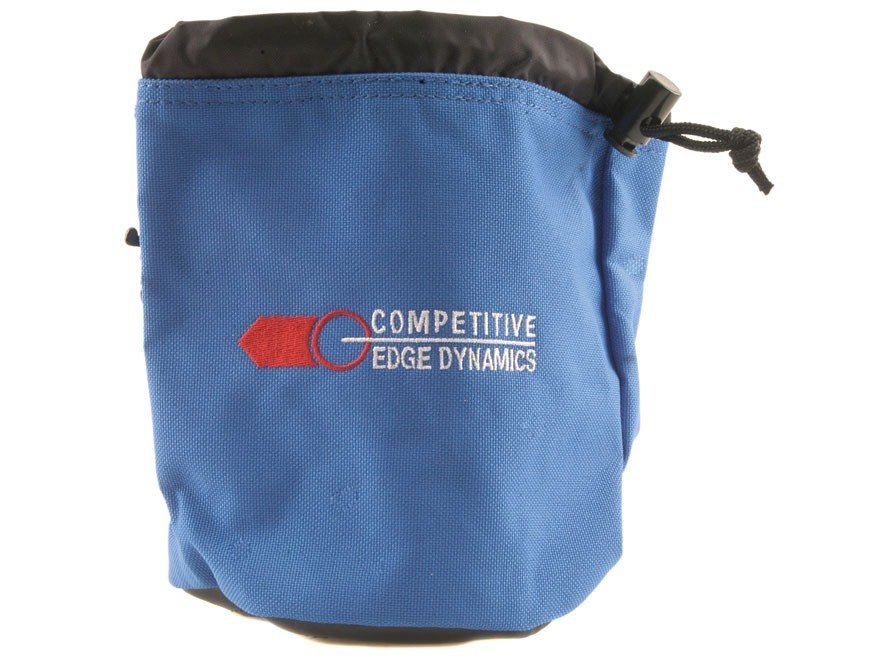 Double Alpha Belt Ced Ammo Brass Pouch - Blue