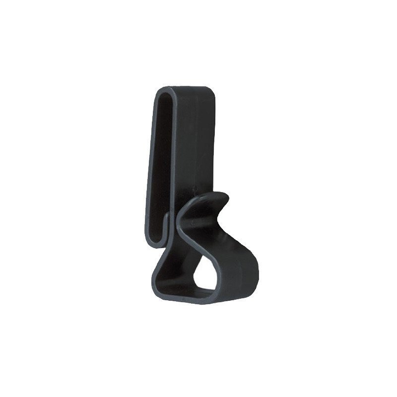 Double Alpha Belt Clip For Ear Defenders - Black