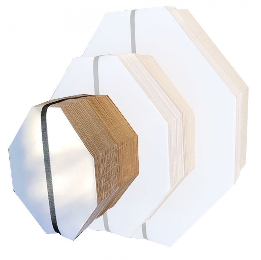 Double Alpha Academy bersaglio Micro Classic (40%) retro bianco – Cad. 1