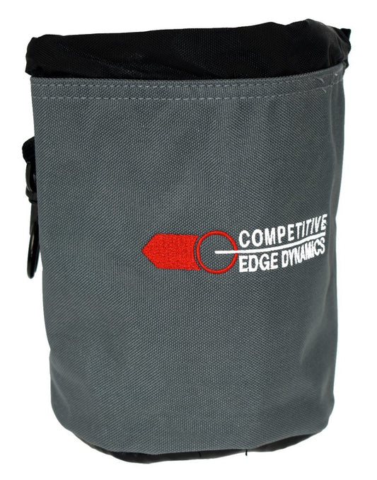 Double Alpha Belt Ced Ammo Brass Pouch - Grey