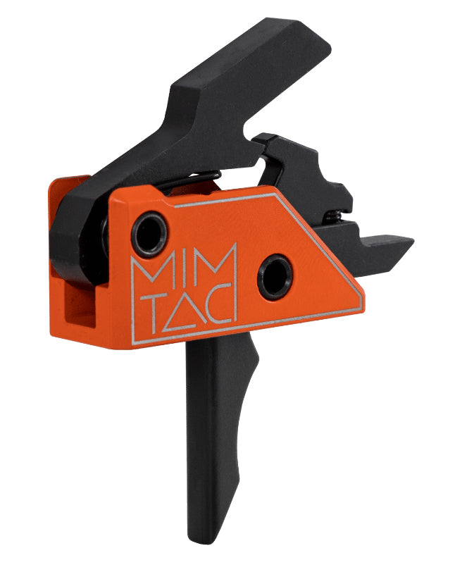 MIMTAC Drastic-9 AR-9 Flat Drop In Trigger Kit - Black/Orange