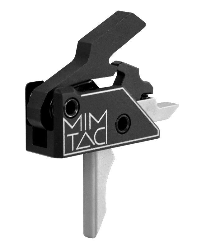 MIMTAC Drastic-9 AR-9 Flat Drop In Trigger Kit - Silver/Black