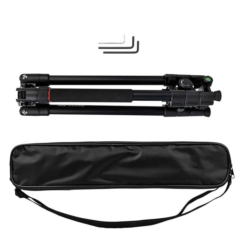 Dörr Tripod in alluminio a 4 stadi Pro Black PB-165