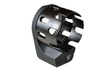 Strike Industries Enhanced Castle Nut ed Extended QD End Plate per AR-15 nero, immagine 1 di 3