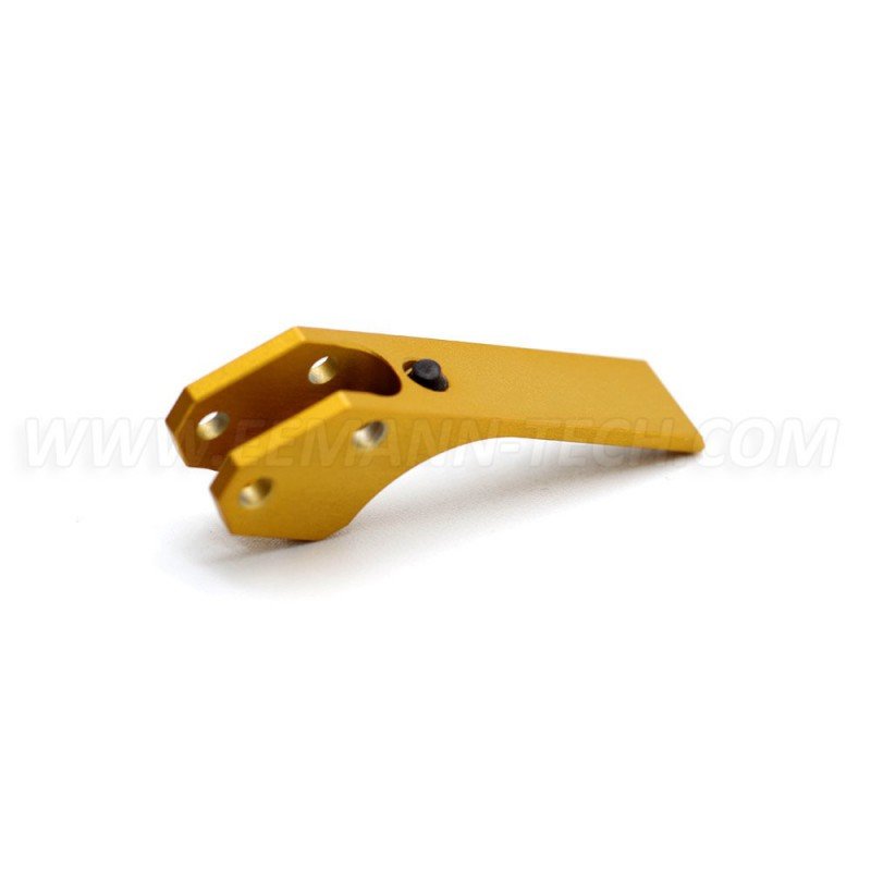 Eemann Tech Trigger For CZ 75 Straight, Serrated - Gold