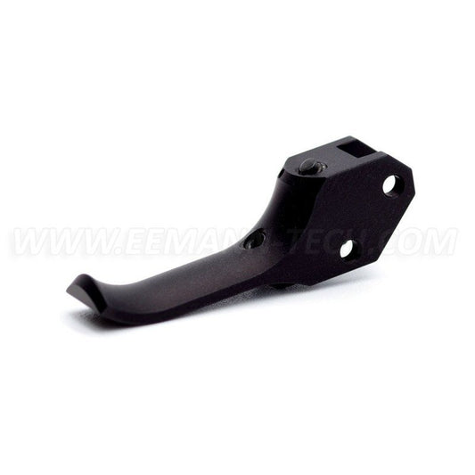 Eemann Tech Trigger For CZ 75 Front-Shifted/Long Fingers, Smooth - Black