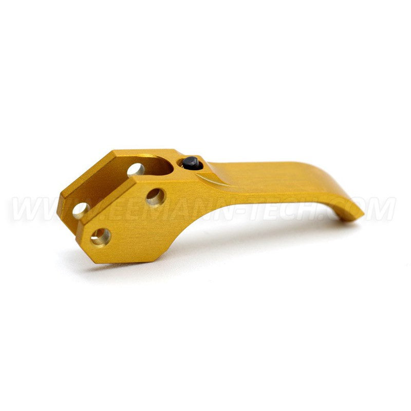 Eemann Tech grilletto per CZ 75 avanzato per dita lunghe, zigrinato – oro