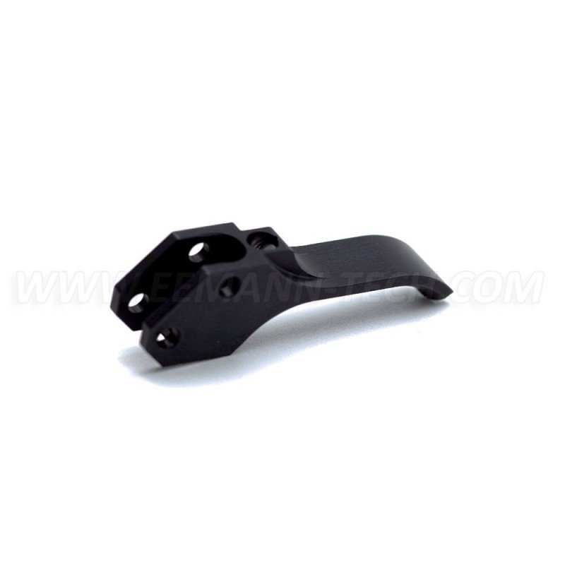 Eemann Tech Grilletto per CZ 75 extra avanzato per dita molto lunghe, zigrinato – Nero