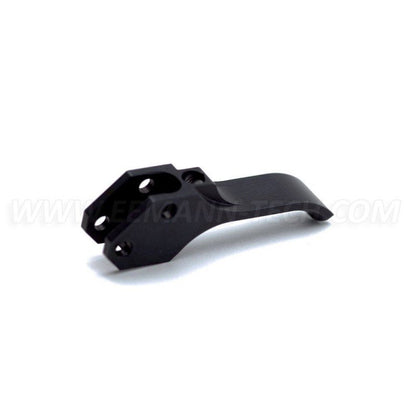 Eemann Tech Grilletto per CZ 75 extra avanzato per dita molto lunghe, zigrinato – Nero