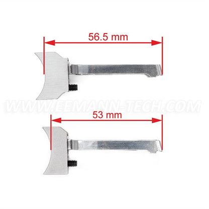 Eemann Tech Grilletto pieno lungo per 2011 – Argento