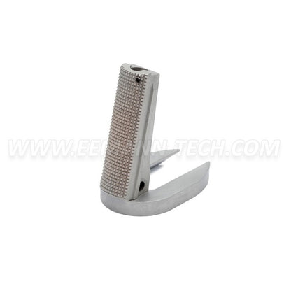 Eemann Tech Minigonna in due pezzi per 1911, 25lpi Checkered – argento