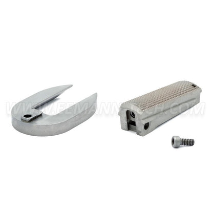 Eemann Tech Minigonna in due pezzi per 1911, 25lpi Checkered – argento