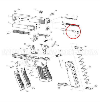 Eemann Tech Firing Pin for GLOCK 9mm