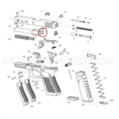 Eemann Tech Firing PIn Safety Safety for GLOCK