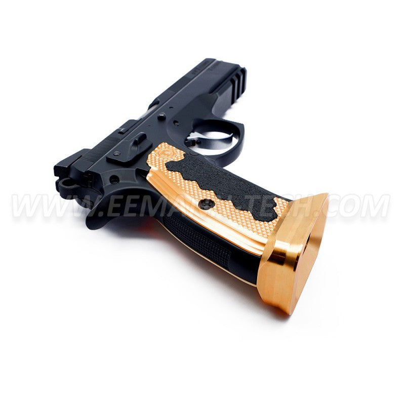 Eemann Tech Brass Short Grips For CZ 75, CZ 75 TS, CZ SHADOW 2 - Medium