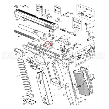 Eemann Tech Perno grilletto Competition per CZ