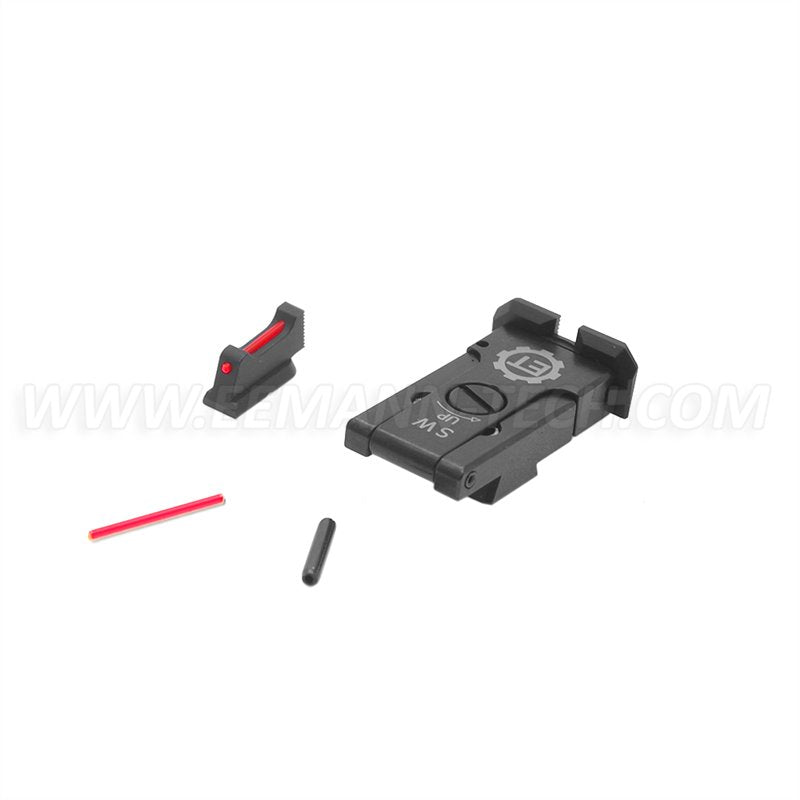 Eemann Tech Set mire regolabili per CZ Shadow – fibra ottica 1,0 mm