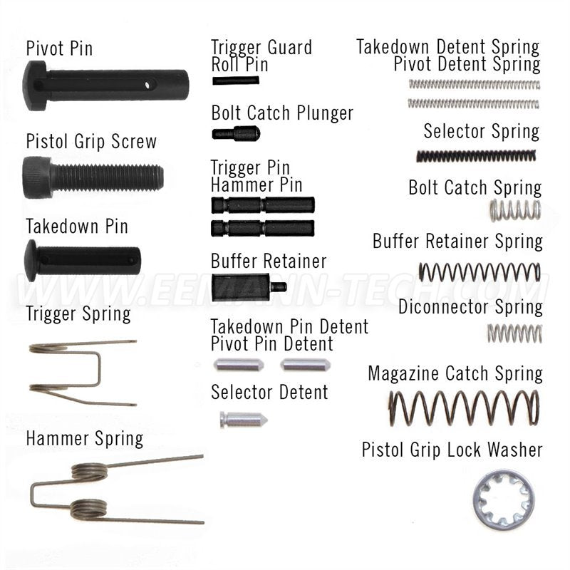 Eemann Tech Lower Small Parts Set for AR-15