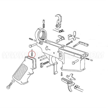 Eemann Tech AR-15 Safety Detent Spring