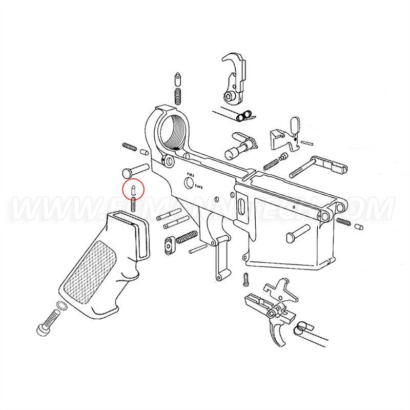 Eemann Tech Safety Detent for AR-15