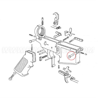 Eemann Tech Pivot Pin for AR-15