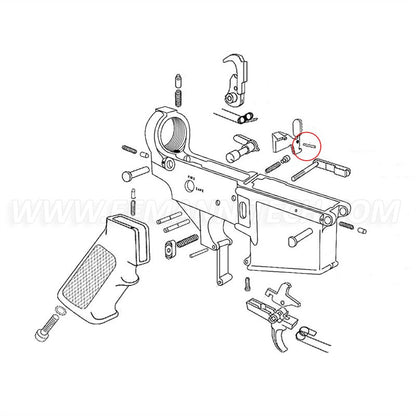 Eemann Tech Bolt Catch Pin for AR-15