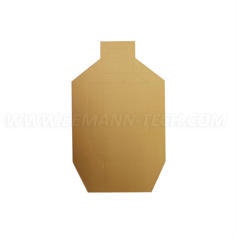 Eemann Tech Bersagli Tactical in cartone marrone/bianco – confezione da 100