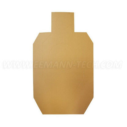 Eemann Tech Bersagli IDPA in cartone marrone/bianco – confezione da 100
