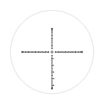 ELEMENT OPTICS HELIX  Riflescope 30mm Tube 6-24X50 SFP 1/4 MOA EHR-1C Reticle