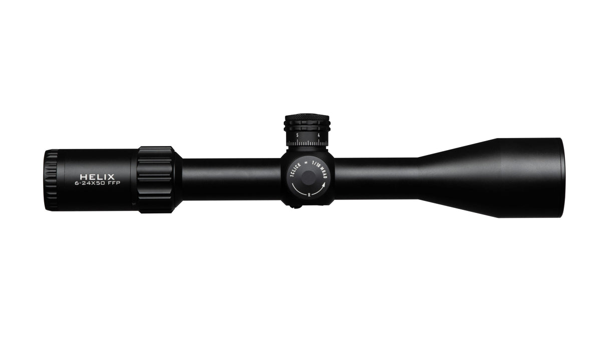 ELEMENT OPTICS HELIX  Riflescope 30mm Tube 6-24X50 FFP 1/10 MRAD APR-2D Reticle