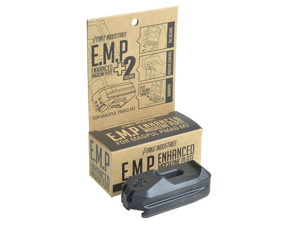 Strike Industries E.M.P. Enhanced Magazine Plate +2 Rounds - Black