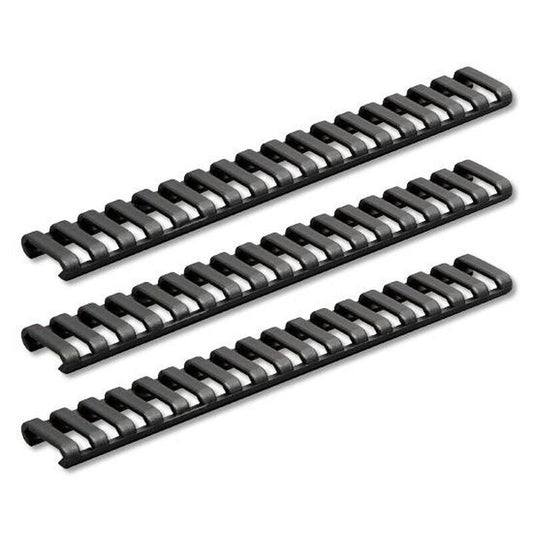Ergo Copertura Rail in Gomma 3 pezzi - Black