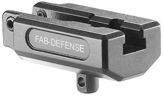Fab Defense M4 Bayonet Bi-Pod Adaptor - Black