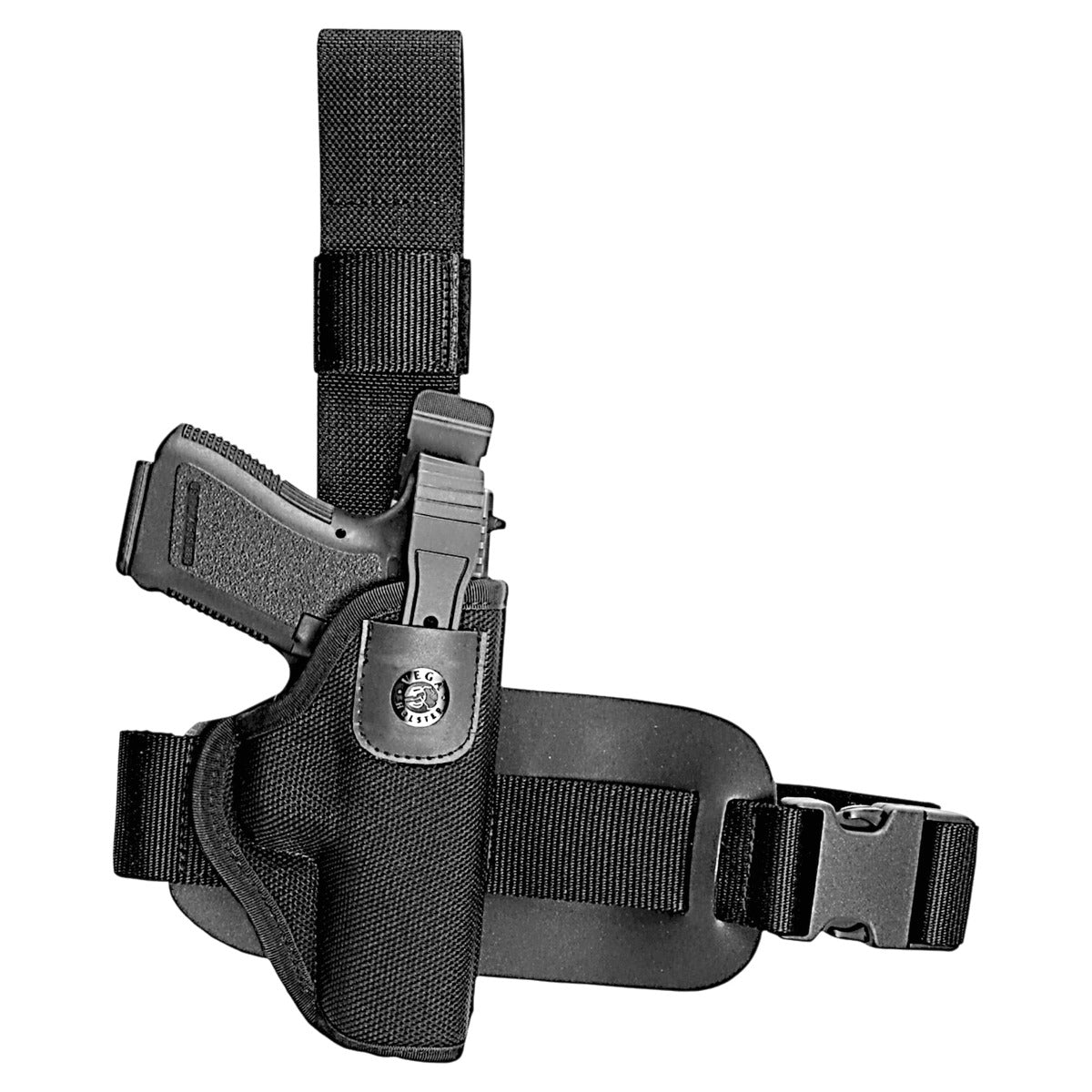 Vega Holster Tactical Molded Nylon Thigh Holster For Large Auto