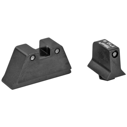 Trijicon Bright & Tough Sight, Suppressor Set Fits - Black Front/Black Rear 