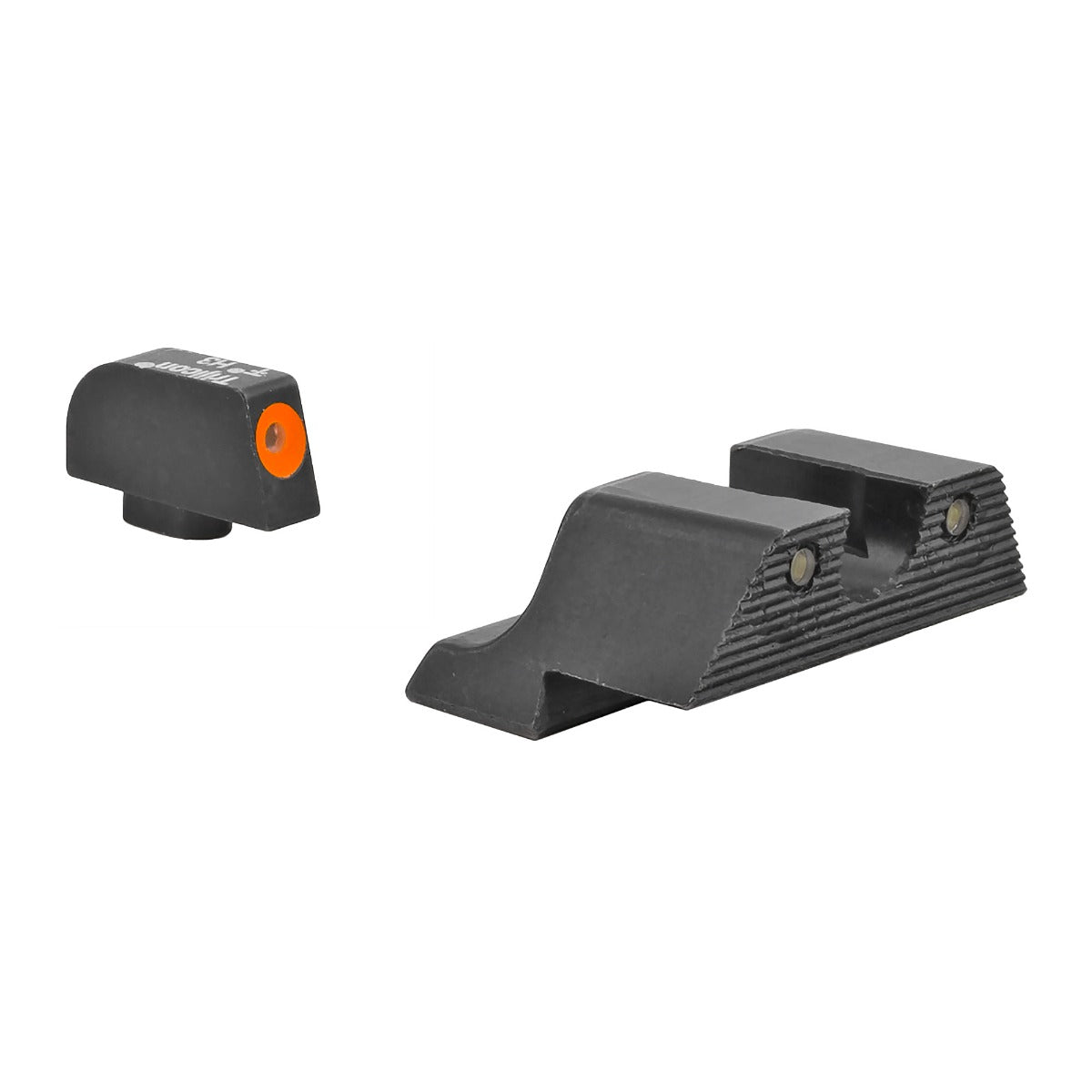 Trijicon HD XR Night Sight Set 3 Dot Green Tritium With Orange Front Outline - ITA