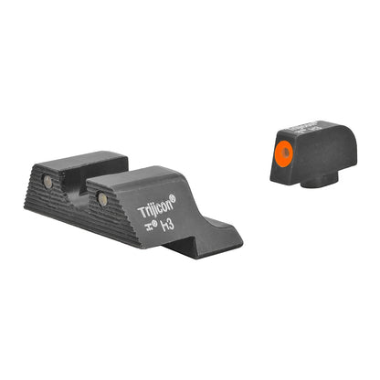 Trijicon HD XR Night Sight Set 3 Dot Green Tritium With Orange Front Outline - ITA