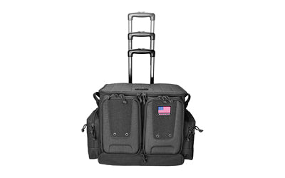 GPS Tactical Rolling Range Bag Soft Case Foam Cradle Holds 6 Pistols Internal Zipper Pocket Holds 4 Pistols - ITA