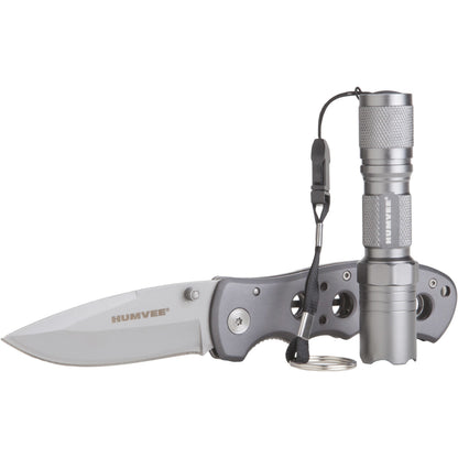 HUMVEE Kit Utlity Torcia & Coltello - Gray 