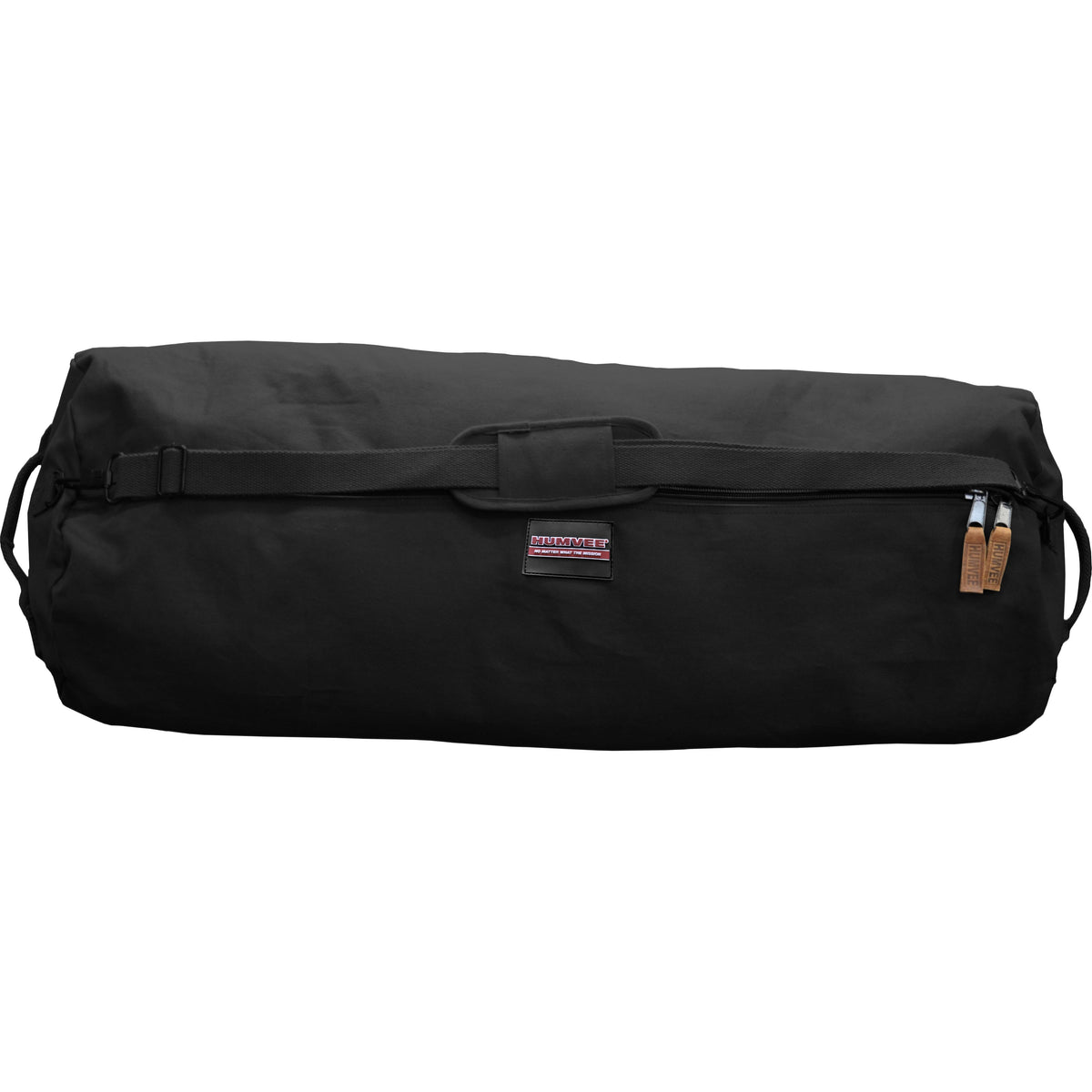 HUMVEE Canvas Zipper Duffel - Black