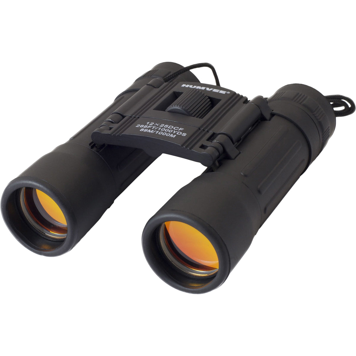 HUMVEE 12x25 Binocolo Compatto - Black