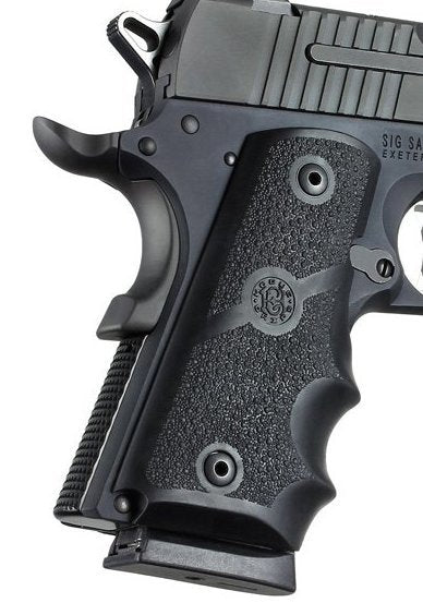 Hogue Officers Model Rubber grip with Finger Grooves