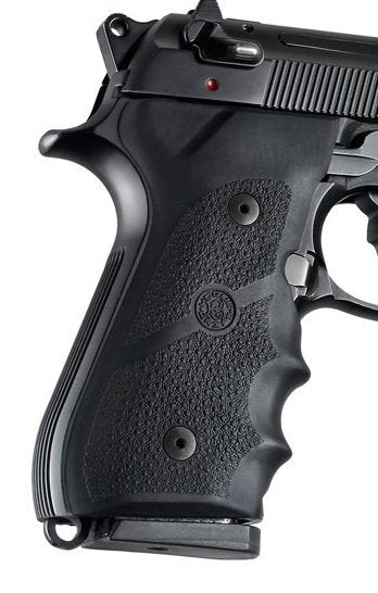 Hogue Beretta 92/96 Series Grip with Finger Grooves - Black