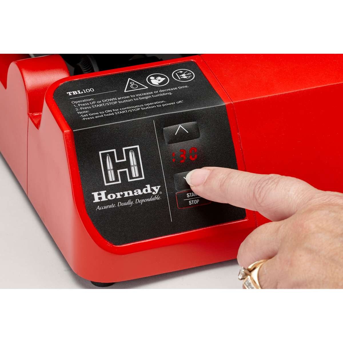 Hornady Rotary Case Tumbler 220V, lavatrice rotativa per bossoli, immagine 3
