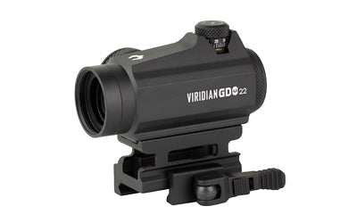 Viridian Weapon Technologies, GDO, Red Dot, 3 MOA Green Dot, 22mm Objective, Black