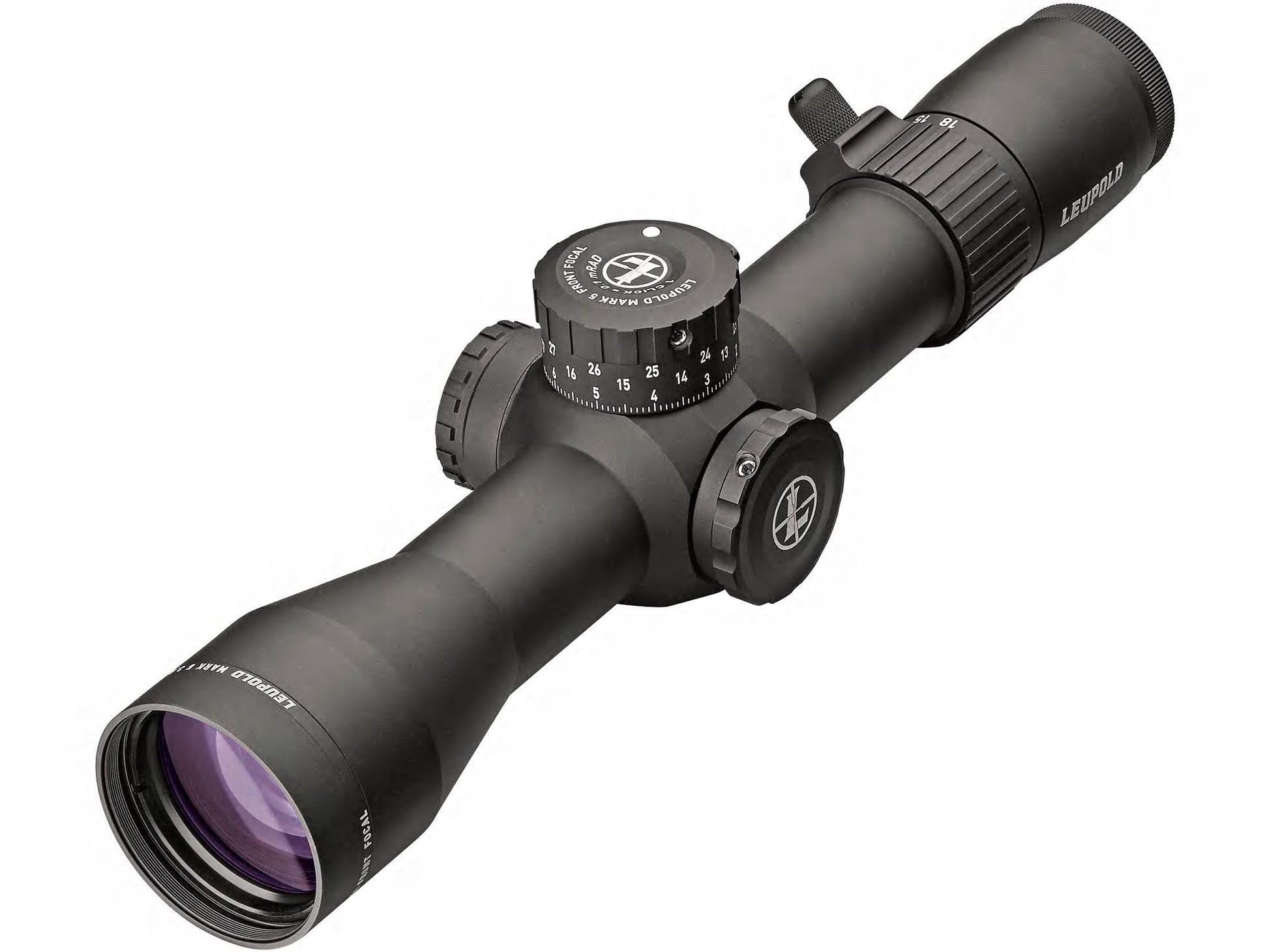 Leupold Mark 5HD M5C3 Rifle Scope 35mm Tube 3.6-18x 44mm Zero Stop 1/10 Mil Adjustments FFP TMR Reticle