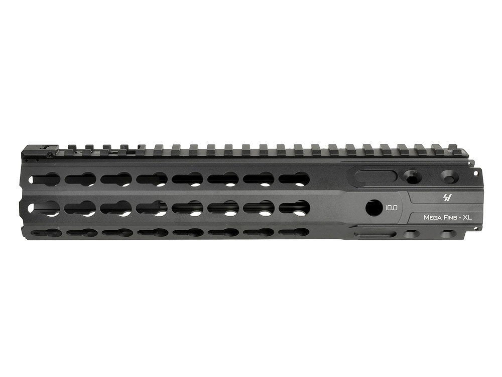 Handguard Strike Industries Megafins XL KeyMod 10" nero per AR-15, dettaglio