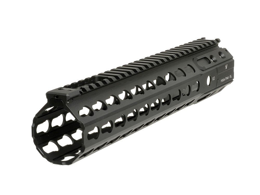 Handguard Strike Industries Megafins XL KeyMod 10" nero per AR-15, vista principale