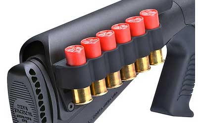 Mesa Tactical, 6-Shell Side Saddle, 12 Gauge, Fits Urbino Riser